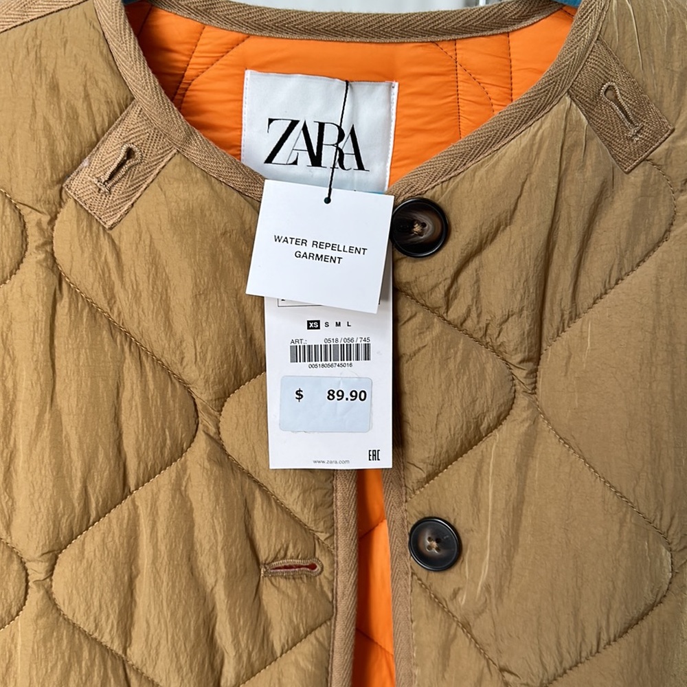 Zara Quilted Jacket - Picture 5 of 7